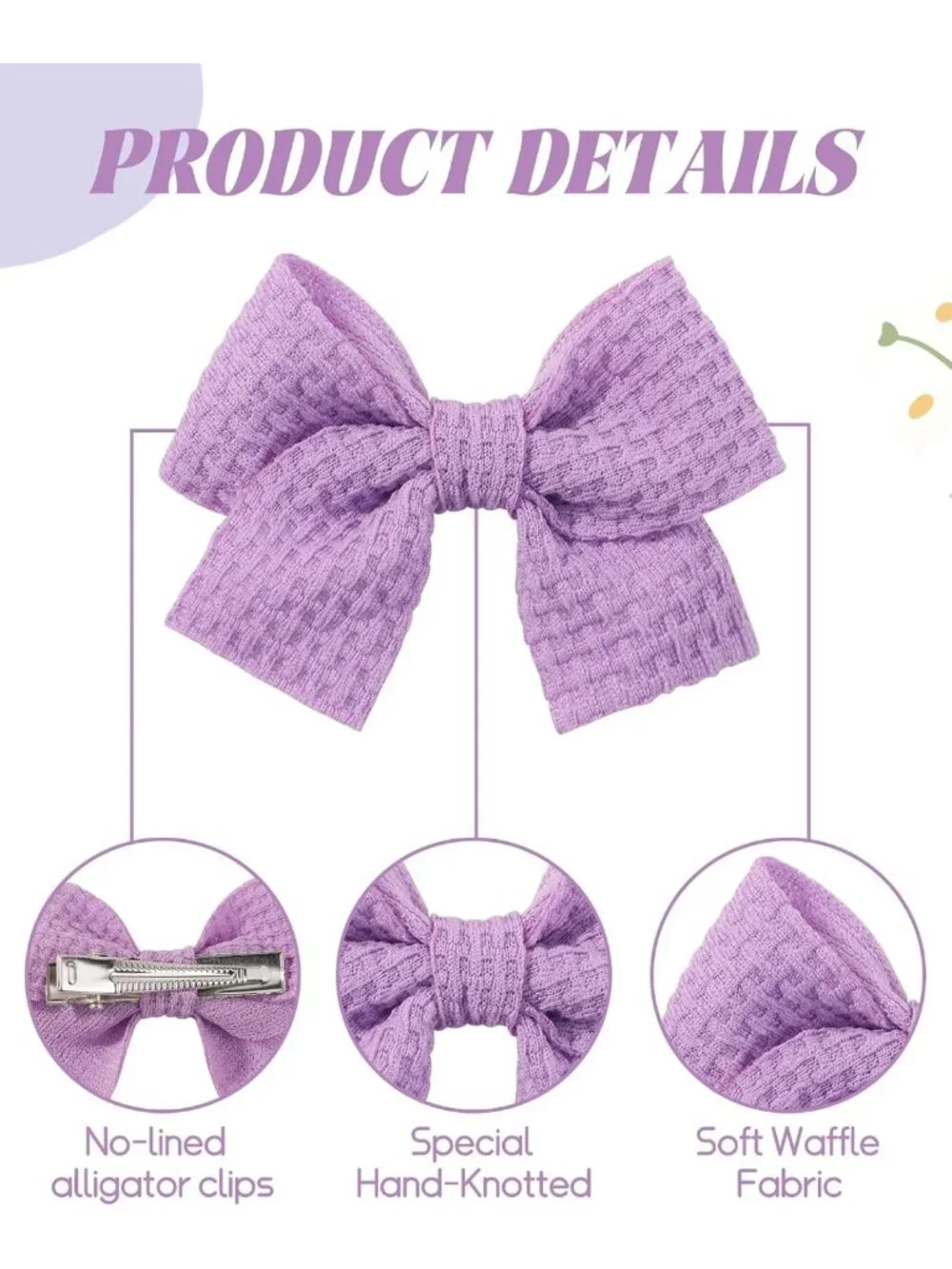 40pcs Mini Baby Hair Clips for Girls | Handmade Bows & Alligator Clips for